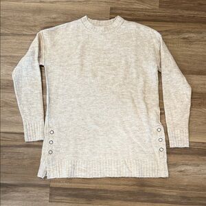 Caslon Side Snap Tunic Sweater